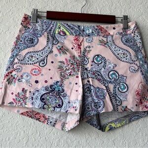 Express Paisley Print Pink Women's Shorts